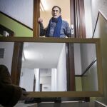 Andrés Sánchez, en su antigua academia de Ingeniería