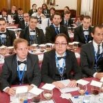 Imágenes del último concurso de sumilleres y el presidente de la Unión de Asociaciones de España, Pablo Martín