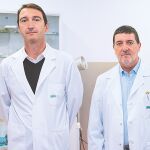 Juan Bosco Vendrell y Eduardo Ferrandis, del Servicio de Otorrinolaringología del IVO / Foto: Kike Taberner