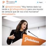 El rídiculo murciano de Ciudadanos