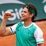 Dominic Thiem celebra el triunfo