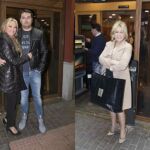 Compañeros y amigos. De izquierda a derecha, Terelu Campos, Belén Esteban y su novio Miguel, Mila Ximénez y el periodista Kike Calleja, que celebraba juntos a ellos su cumpleaños