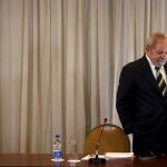 Imagen de archivo de Luiz Inacio Lula da Silva, del 28 de marzo, antes de un arueda de prensa