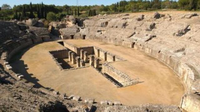 Anfiteatro ubicado en Itálica