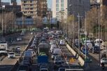 Un atasco en una de las entradas a la ciudad de Madrid