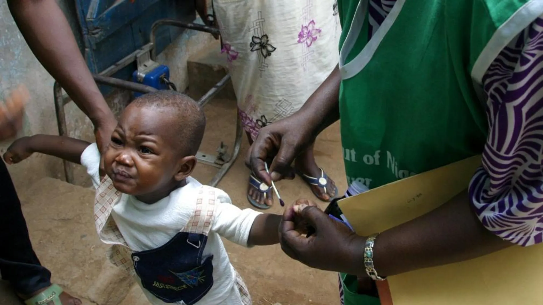 Vacunación contra la polio en Nigeria