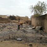 Imagen de las ruinas de Baga en Nigeria