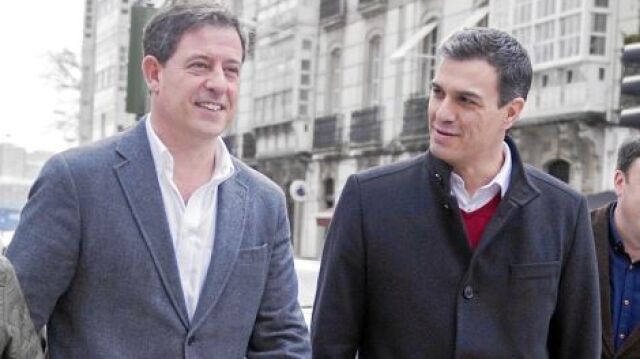 «Buenos amigos». Pedro Sánchez mantiene una excelente relación personal y profesional con Besteiro al que define como un «buen amigo», una «persona decente» y confía en su inocencia