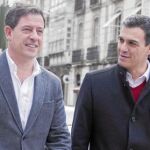 «Buenos amigos». Pedro Sánchez mantiene una excelente relación personal y profesional con Besteiro al que define como un «buen amigo», una «persona decente» y confía en su inocencia