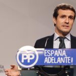 El vicesecretario de Comunicación del Partido Popular, Pablo Casado