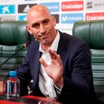 El presidente de la Federación Española de Fútbol, Luis Rubiales