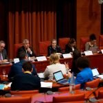 El fiscal superior de Cataluña, Francisco Bañeres, en la comisión de Justicia del Parlament
