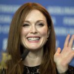 La actriz Julianne Moore durante la presentación de la película 'Maggie's Plan'