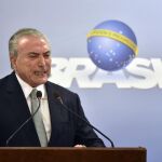 El presidente de Brasil, Michel Temer