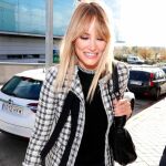 La modelo Alba Carrillo a su llegada a los juzgados de Pozuelo de Alarcón / Foto: Gtres