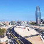 Las obras de la plaza de las Glòries han sufrido diversas irregularidades en las últimas semanas.