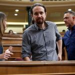 El líder de Podemos, Pablo Iglesias