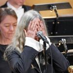 Patti Smith, en el momento en que se quedó en blanco