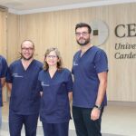 Los profesores de la CEU UCH Javier Martínez Gramage, José Martínez Olmos, Eva Segura y Juan José Amer, miembros del equipo investigador.
