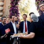 Casado pudo degustar nuevamente el tradicional paparajote murciano