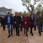La candidata Inés Arrimadas, ayer en Torroella de Montgrí
