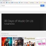 La página de Google Play