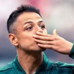 El futbolista Chicharito