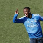 El delantero brasileño del Real Madrid Vinicius jr.