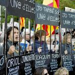 Manifestación para pedir la excarcelación de los políticos presos / Efe