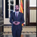 El presidente del Parlament, Roger Torrent