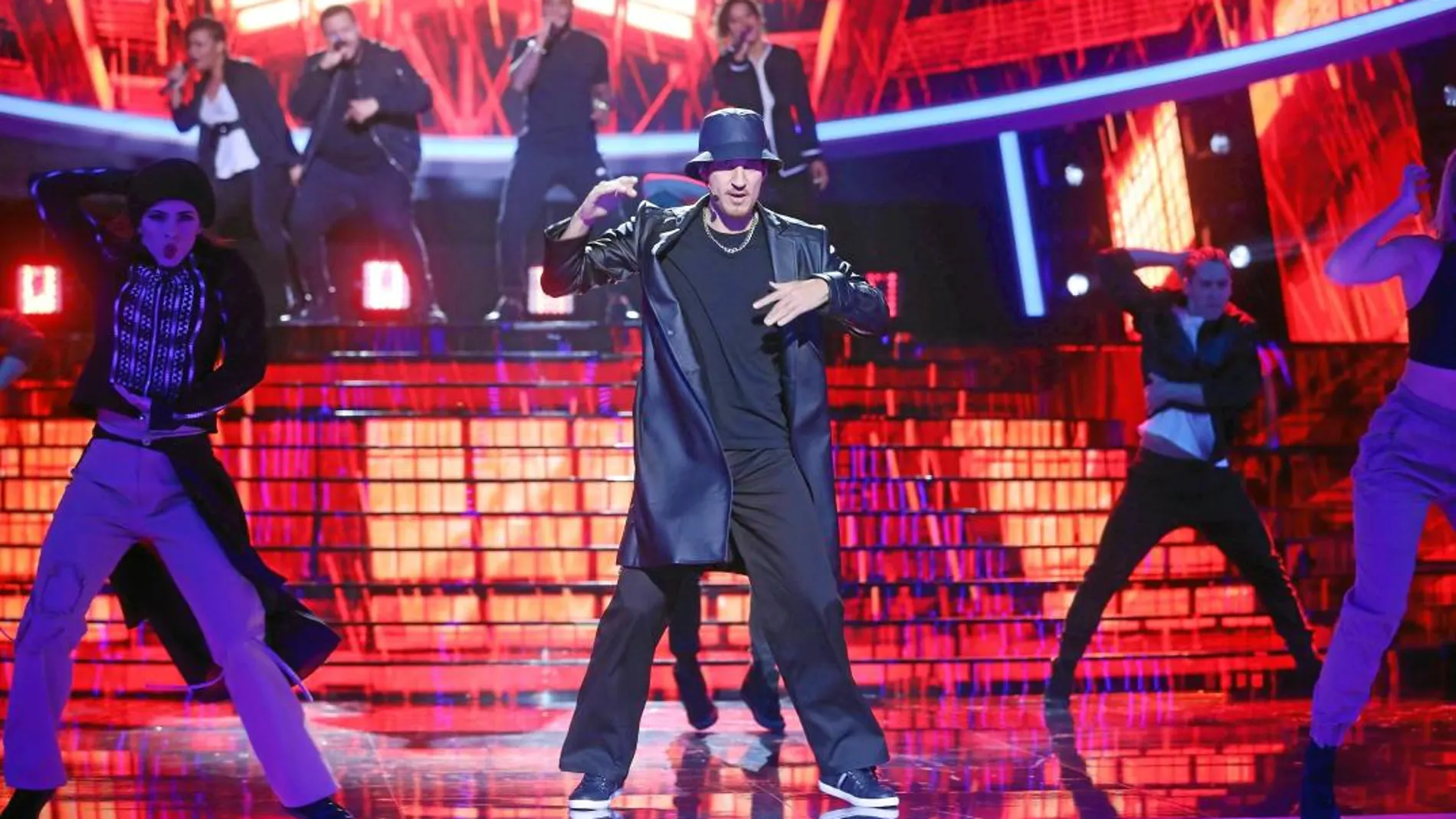 Imagen de una de las actuaciones de Fran Dieli en «Tu cara me suena», que hoy celebra su final