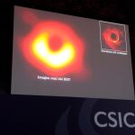 Imagen proyectada hoy en el Centro Superior de Investigaciones Científicas (CSIC)