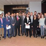 Puig ayer junto a los empresarios valencianos que le acompañan en Canadá
