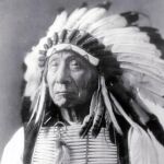 UN INDIO MÍTICO. Retrato de Nube Roja, uno de los pocos jefes que comprendieron qué es lo que se dirimía en las guerras con el hombre blanco