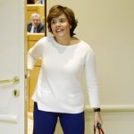 La ex vicepresidenta del Gobierno Soraya Sáenz de Santamaría. Foto: Luis Díaz