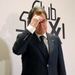 Artur Mas antes de participar en el coloquio "Diálogos sobre Cataluña", organizado por el Club Siglo XXI.