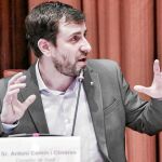 El conseller de Salud, Toni Comín (ERC)