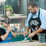 David de Jorge y Lucía Gil, durante una de las pruebas del programa