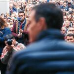 Pedro Sánchez, en un acto con militantes en Xirivella el pasado 26 de noviembre