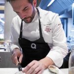 Protagoniza uno de los aperitivos que el chef ofrece en Coque