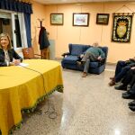 Del Olmo y Bellido atienden a la prensa tras su encuentro