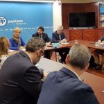 El Comité de Dirección del PPRM, presidido por Fernando López Miras, ayer
