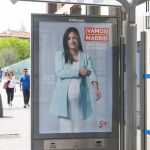 Uno de los carteles de campaña que ha desplegado Ciudadanos en la capital