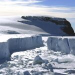 Un glaciar de la Antártida