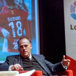 El presidente de la LFP, Javier Tebas.