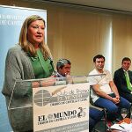 Pilar del Olmo durante su intervención en el foro de El Mundo