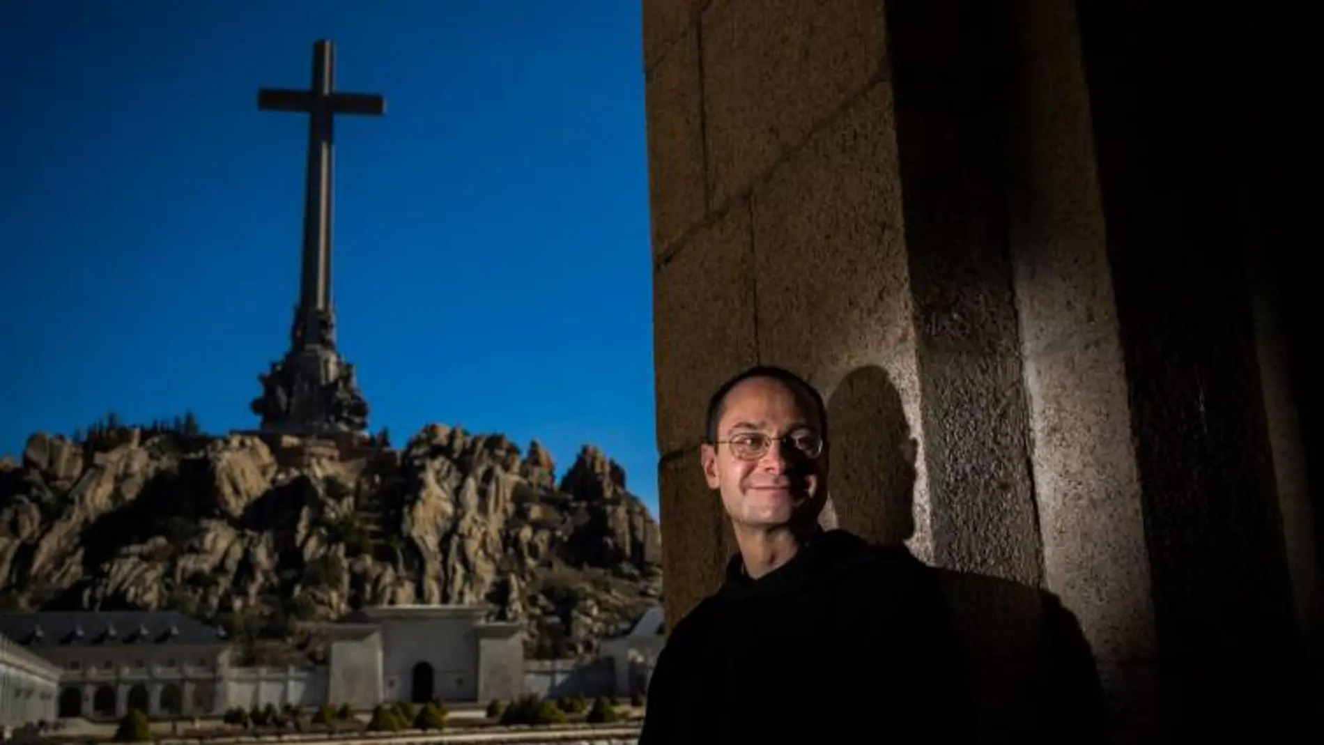 El prior del Valle de los Caídos, Santiago Cantera. Foto: Alberto R. Roldán