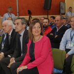 La consejera de Agricultura y Ganadería, Milagros Marcos, en la clausura del 50 Aniversario de Koipesol Semillas en la localidad palentina de Magaz de Pisuerga