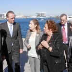Aznar, Fabra, Pastor, Barberá y De León visitaron ayer los terrenos cedidos al Ayuntamiento