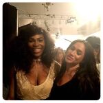 La tenista Serena Wiliams con Meghan Markle